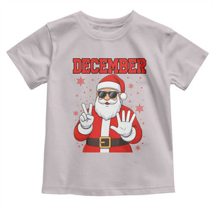 December 25 Toddler T Shirt Funny Santa Says Christmas TS14 Ice Gray Print Your Wear
