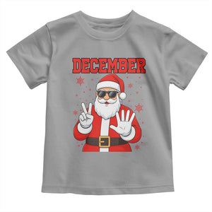 December 25 Toddler T Shirt Funny Santa Says Christmas TS14 Sport Gray Print Your Wear