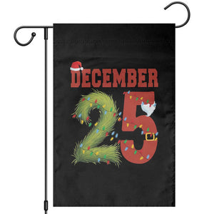 Christmas December 25 Garden Flag Family Holiday Xmas TS14 Black Print Your Wear