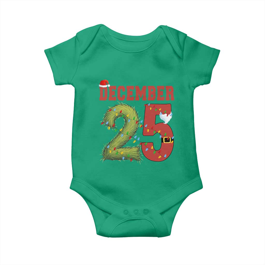 Christmas December 25 Baby Onesie Family Holiday Xmas TS14 Irish Green Print Your Wear