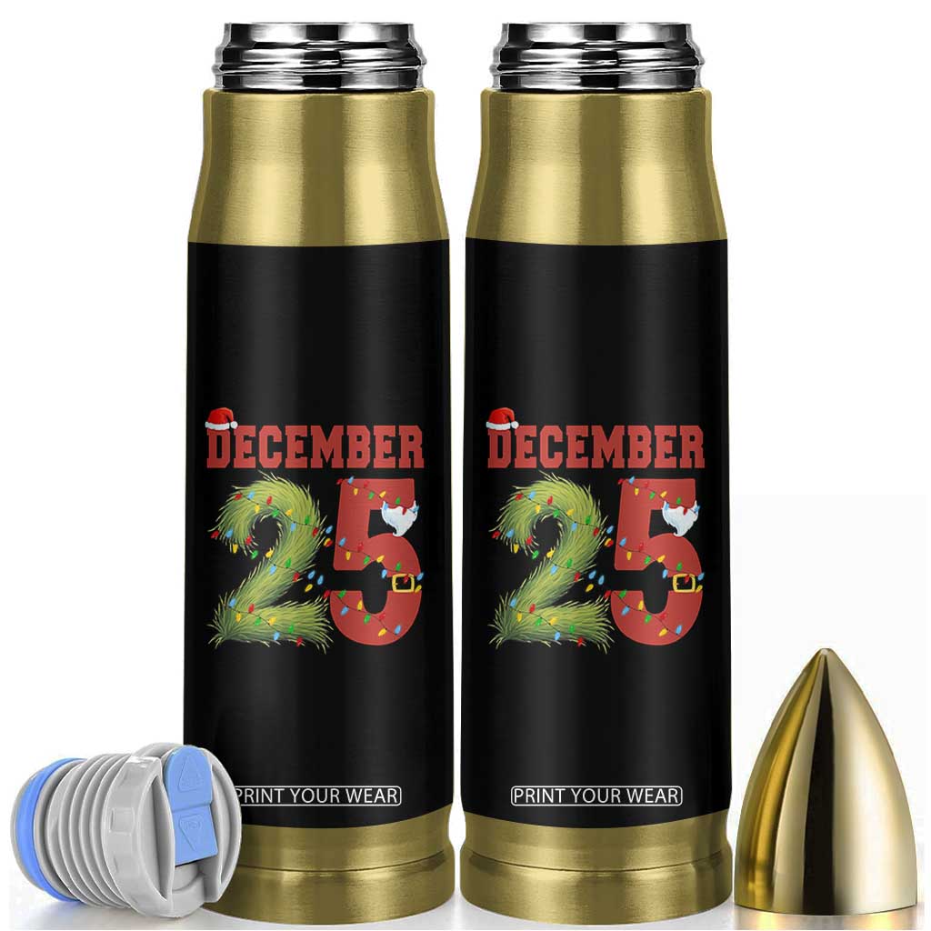 Christmas December 25 Bullet Tumbler Family Holiday Xmas TS14 Black Print Your Wear
