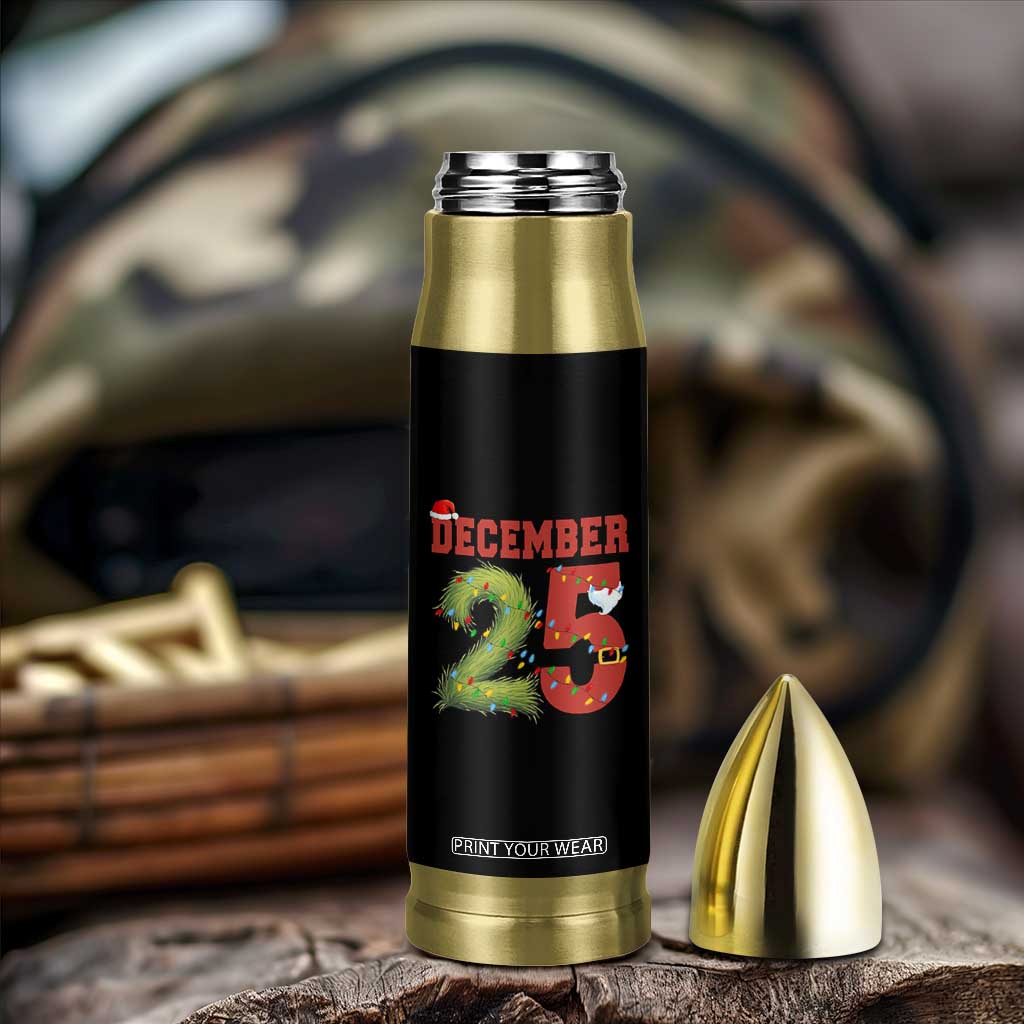 Christmas December 25 Bullet Tumbler Family Holiday Xmas TS14 Print Your Wear