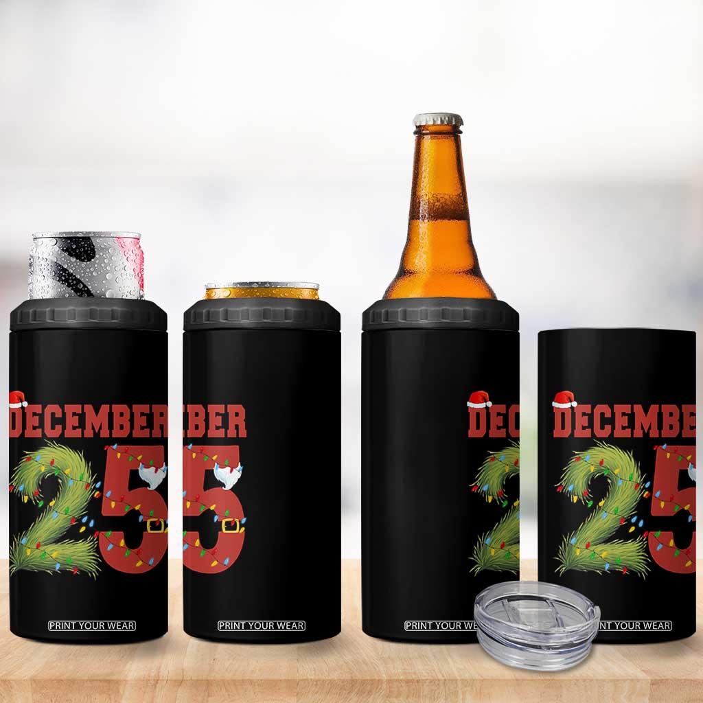 Christmas December 25 4 in 1 Can Cooler Tumbler Family Holiday Xmas TS14 Print Your Wear