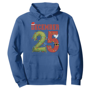 Christmas December 25 Hoodie Family Holiday Xmas TS14 Royal Blue Print Your Wear