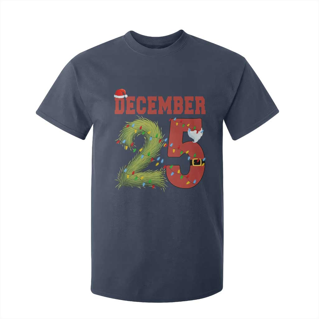 Christmas December 25 T Shirt For Kid Family Holiday Xmas TS14 Navy Print Your Wear