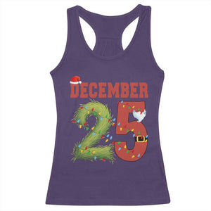 Christmas December 25 Racerback Tank Top Family Holiday Xmas TS14 Purple Print Your Wear