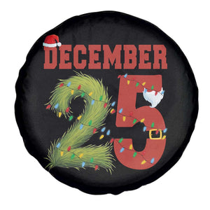 Christmas December 25 Spare Tire Cover Family Holiday Xmas TS14 Print Your Wear