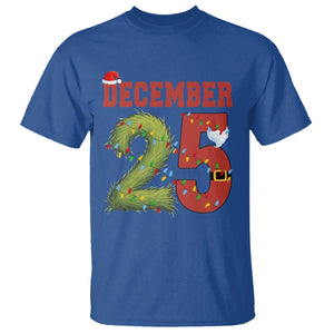 Christmas December 25 T Shirt Family Holiday Xmas TS14 Royal Blue Print Your Wear