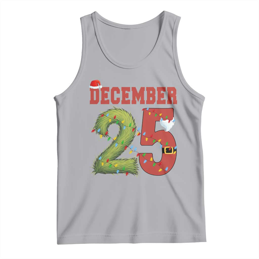 Christmas December 25 Tank Top Family Holiday Xmas TS14 Athletic Heather Print Your Wear