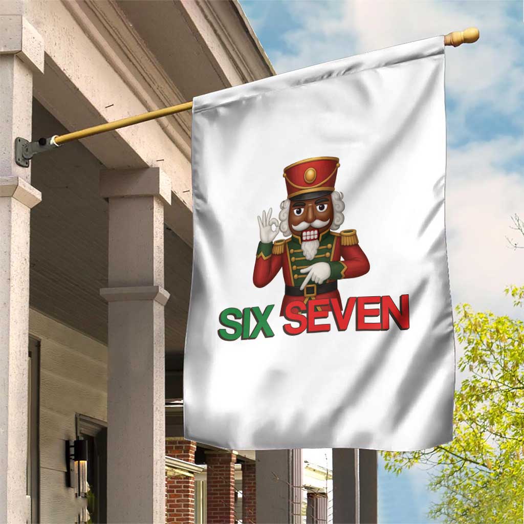 67 Six Seven Black Nutcracker Christmas Meme Garden Flag TS14 Print Your Wear