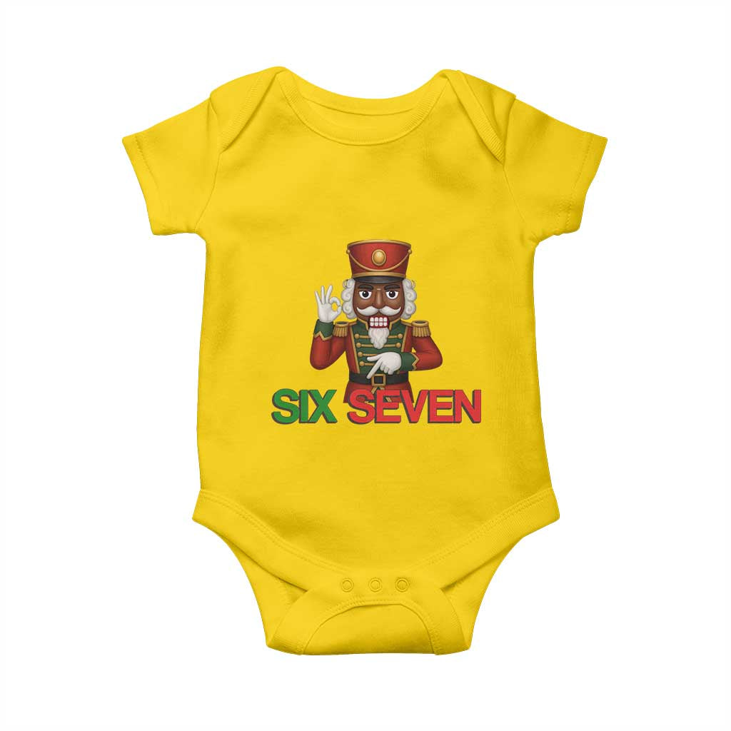 67 Six Seven Black Nutcracker Christmas Meme Baby Onesie TS14 Daisy Print Your Wear