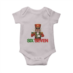 67 Six Seven Black Nutcracker Christmas Meme Baby Onesie TS14 Ice Gray Print Your Wear