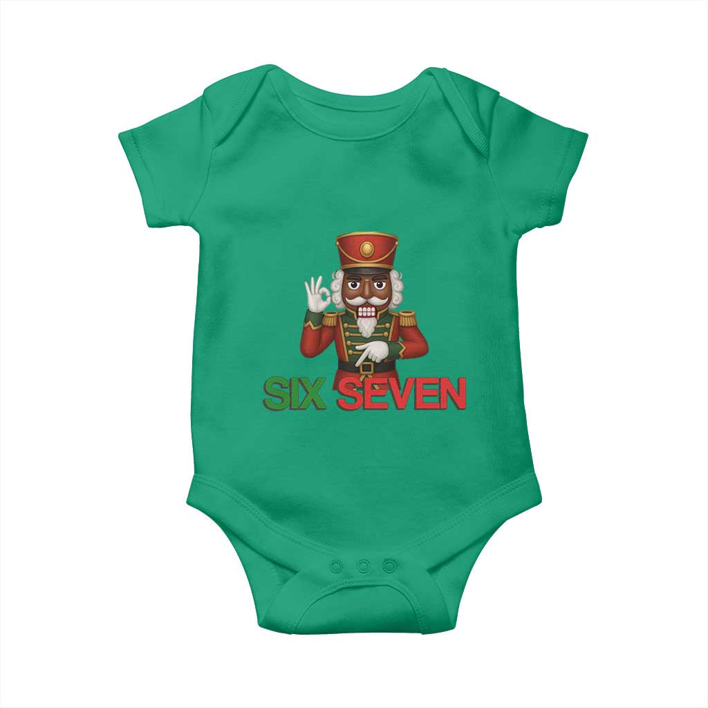 67 Six Seven Black Nutcracker Christmas Meme Baby Onesie TS14 Irish Green Print Your Wear