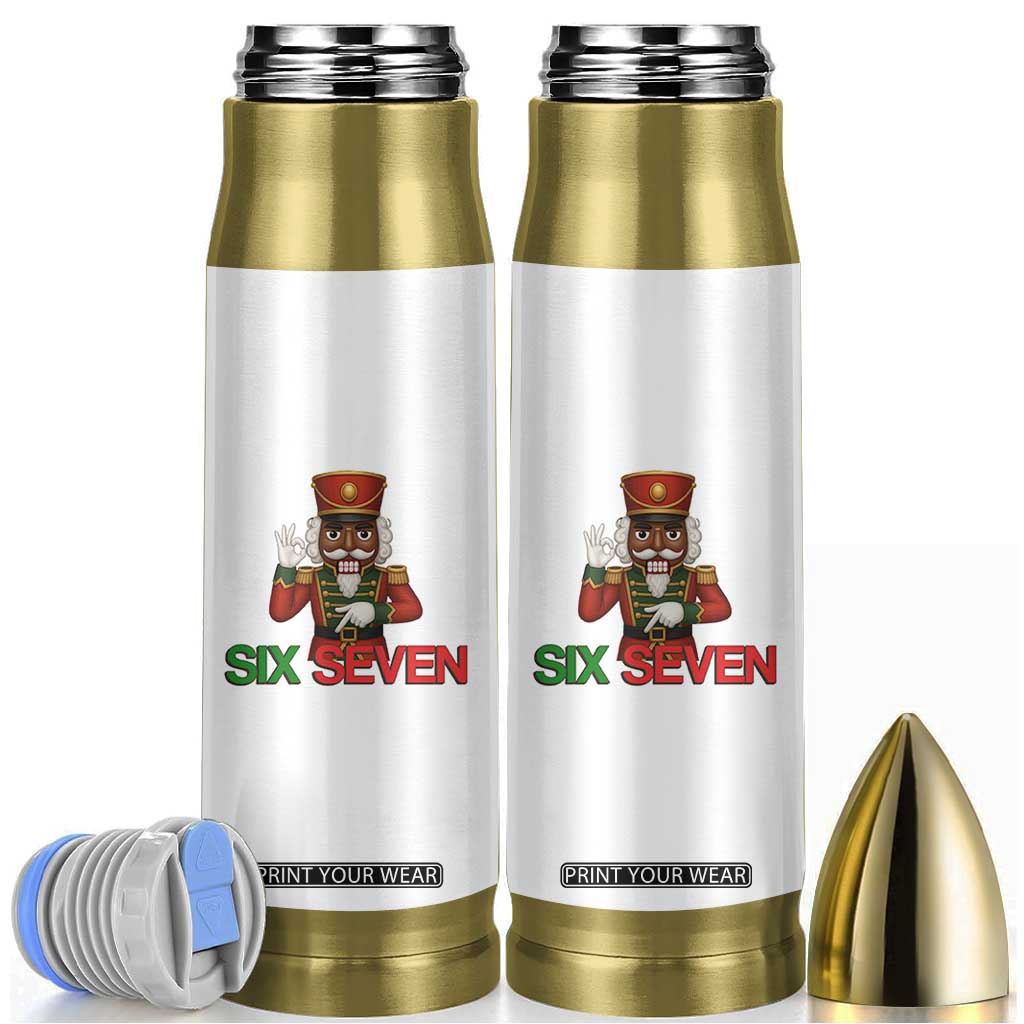 67 Six Seven Black Nutcracker Christmas Meme Bullet Tumbler TS14 White Print Your Wear