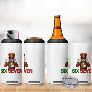 67 Six Seven Black Nutcracker Christmas Meme 4 in 1 Can Cooler Tumbler TS14 Print Your Wear