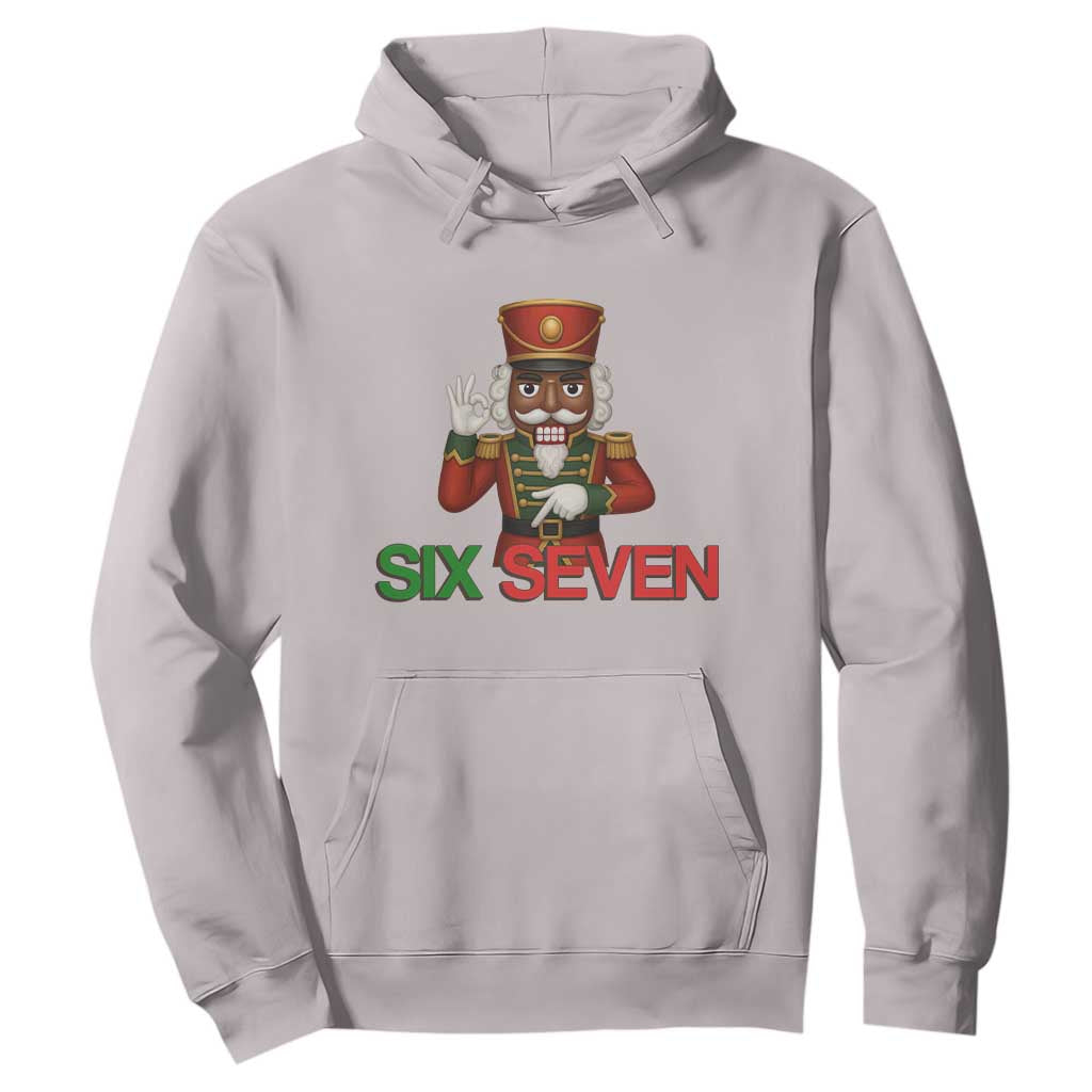 67 Six Seven Black Nutcracker Christmas Meme Hoodie TS14 Ice Gray Print Your Wear