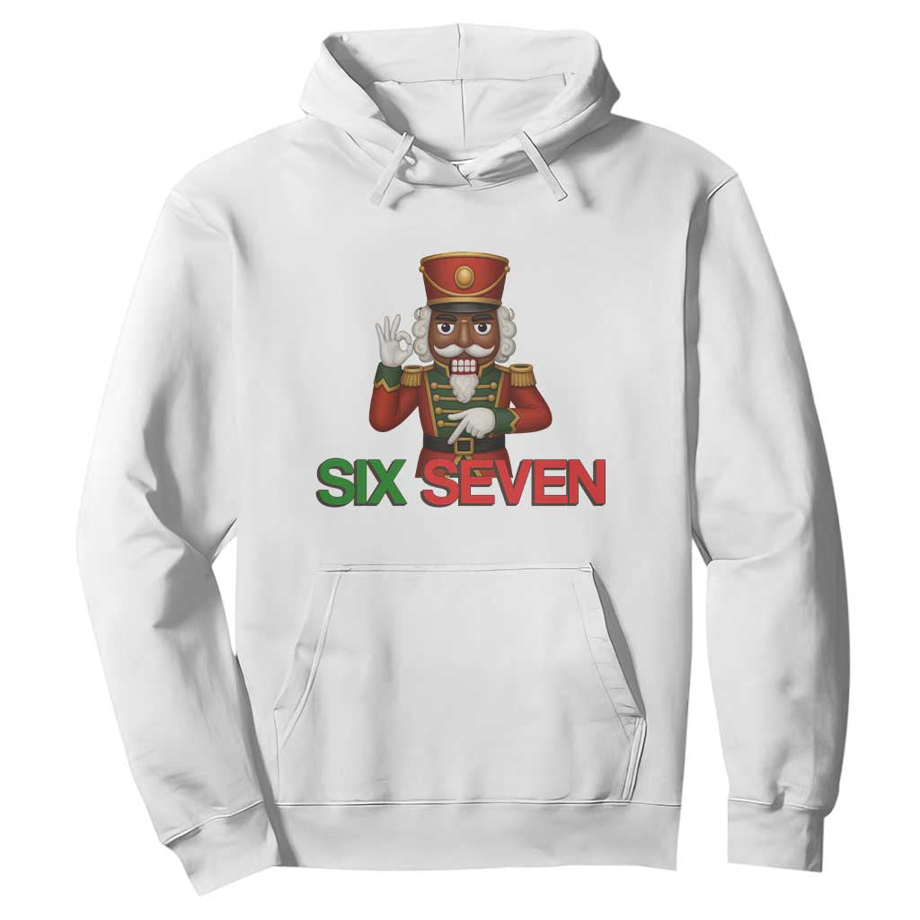 67 Six Seven Black Nutcracker Christmas Meme Hoodie TS14 White Print Your Wear