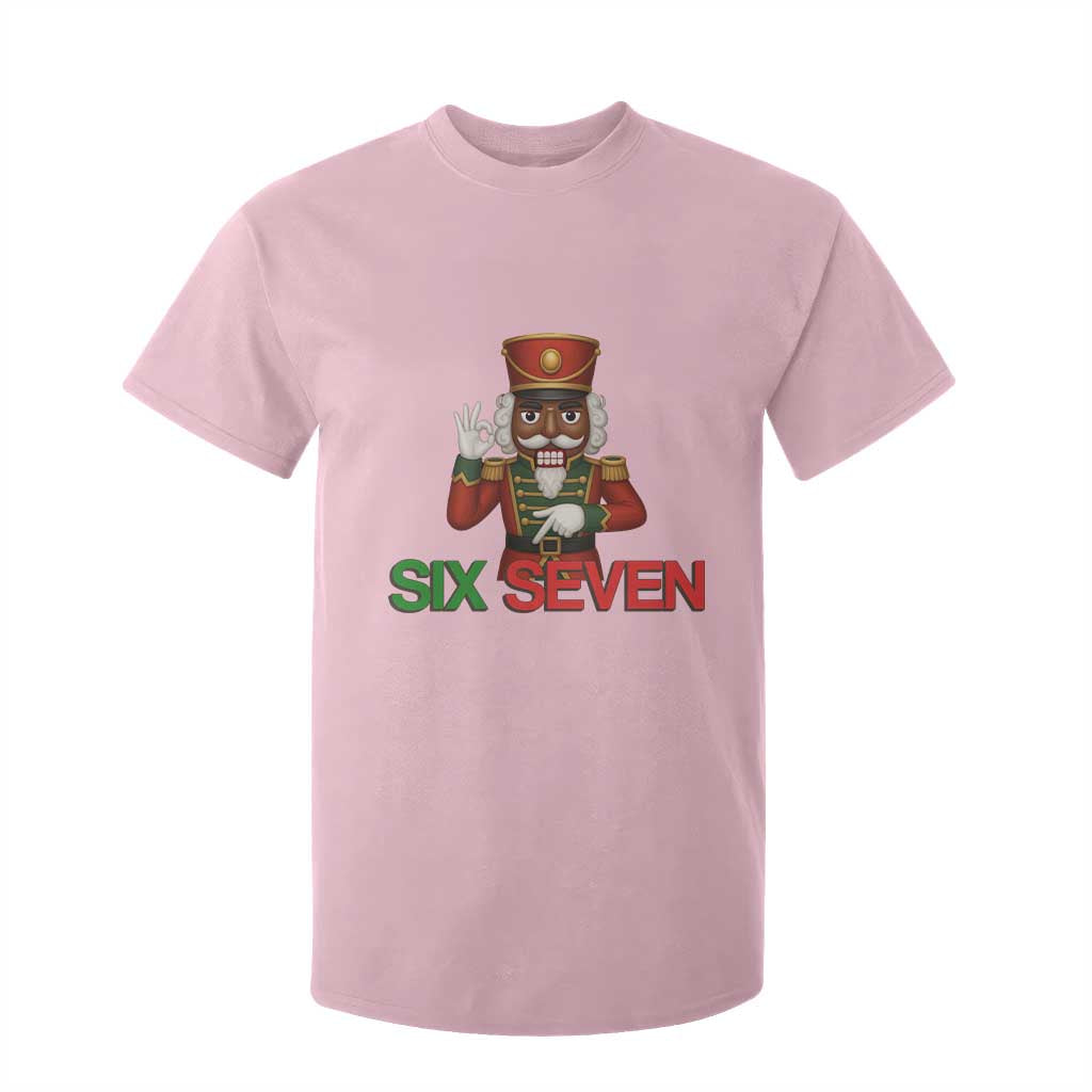 67 Six Seven Black Nutcracker Christmas Meme T Shirt For Kid TS14 Light Pink Print Your Wear