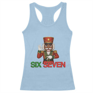 67 Six Seven Black Nutcracker Christmas Meme Racerback Tank Top - Print Your Wear