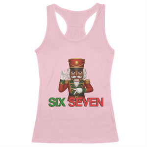 67 Six Seven Black Nutcracker Christmas Meme Racerback Tank Top TS14 Light Pink Print Your Wear