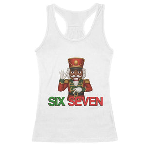 67 Six Seven Black Nutcracker Christmas Meme Racerback Tank Top - Print Your Wear