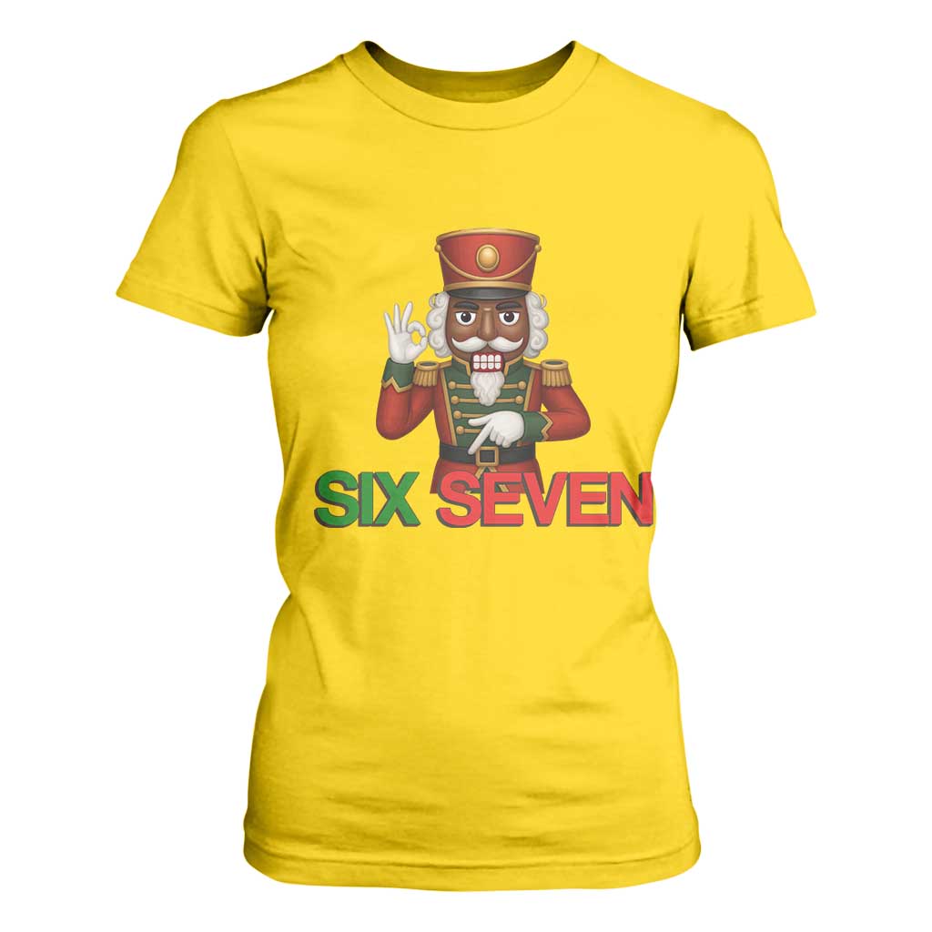 67 Six Seven Black Nutcracker Christmas Meme T Shirt For Women - Print Your Wear
