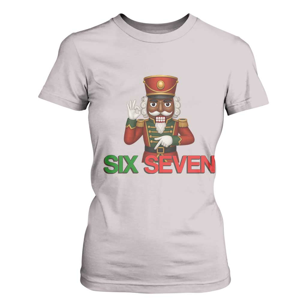 67 Six Seven Black Nutcracker Christmas Meme T Shirt For Women TS14 Ice Gray Print Your Wear