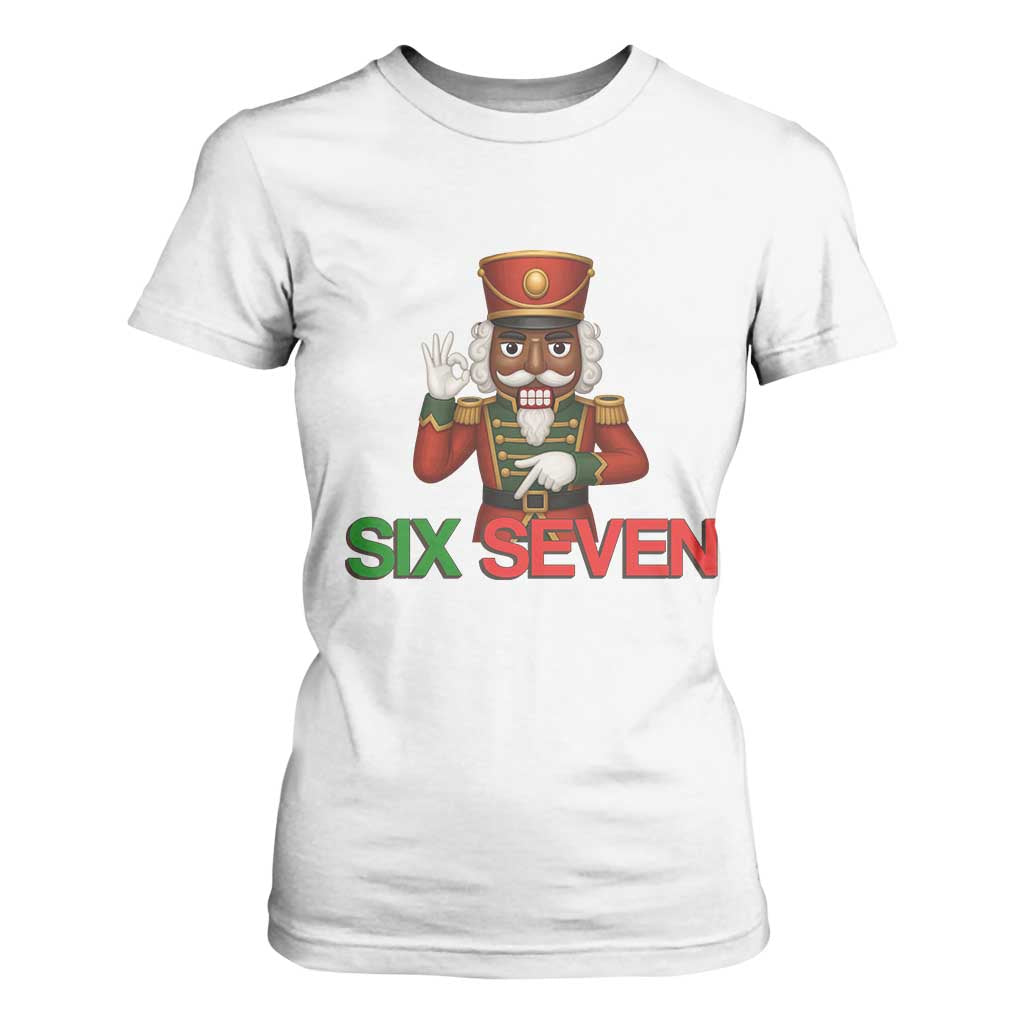 67 Six Seven Black Nutcracker Christmas Meme T Shirt For Women TS14 White Print Your Wear