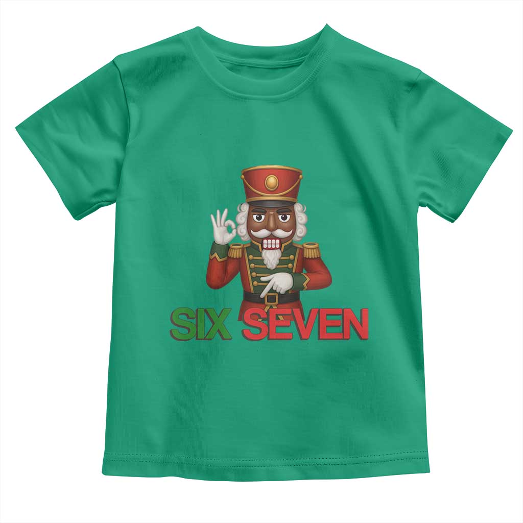 67 Six Seven Black Nutcracker Christmas Meme Toddler T Shirt TS14 Irish Green Print Your Wear