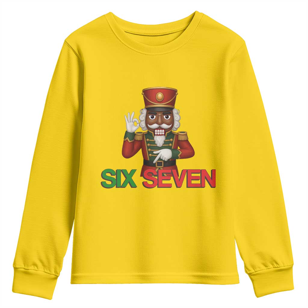 67 Six Seven Black Nutcracker Christmas Meme Youth Sweatshirt TS14 Daisy Print Your Wear