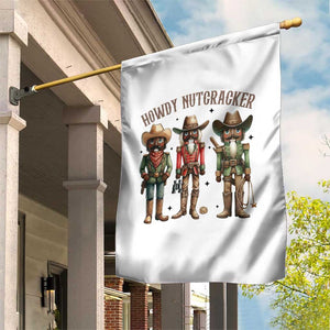 Nutcracker Cowboy Christmas Western Country Howdy Garden Flag TS14 Print Your Wear