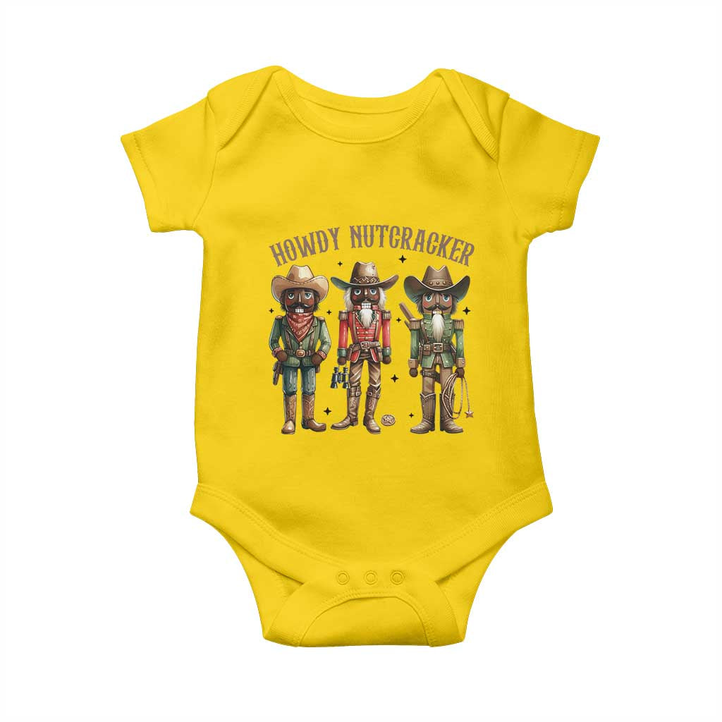 Nutcracker Cowboy Christmas Western Country Howdy Baby Onesie TS14 Daisy Print Your Wear