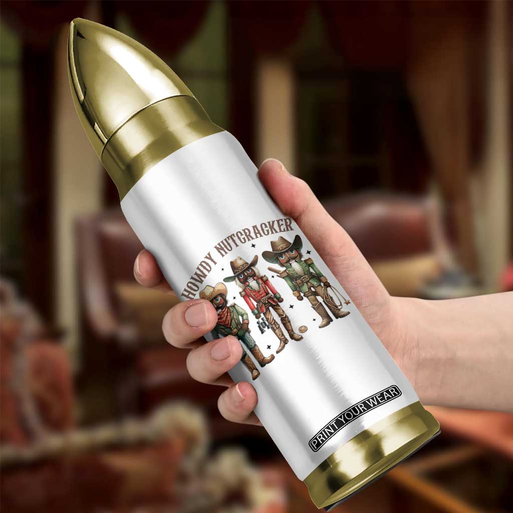 Nutcracker Cowboy Christmas Western Country Howdy Bullet Tumbler TS14 Print Your Wear