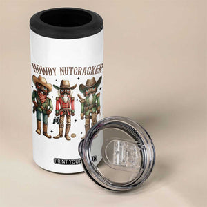 Nutcracker Cowboy Christmas Western Country Howdy 4 in 1 Can Cooler Tumbler TS14 Print Your Wear