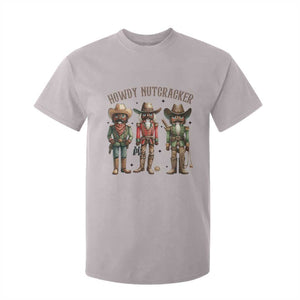 Nutcracker Cowboy Christmas Western Country Howdy T Shirt For Kid TS14 Ice Gray Print Your Wear