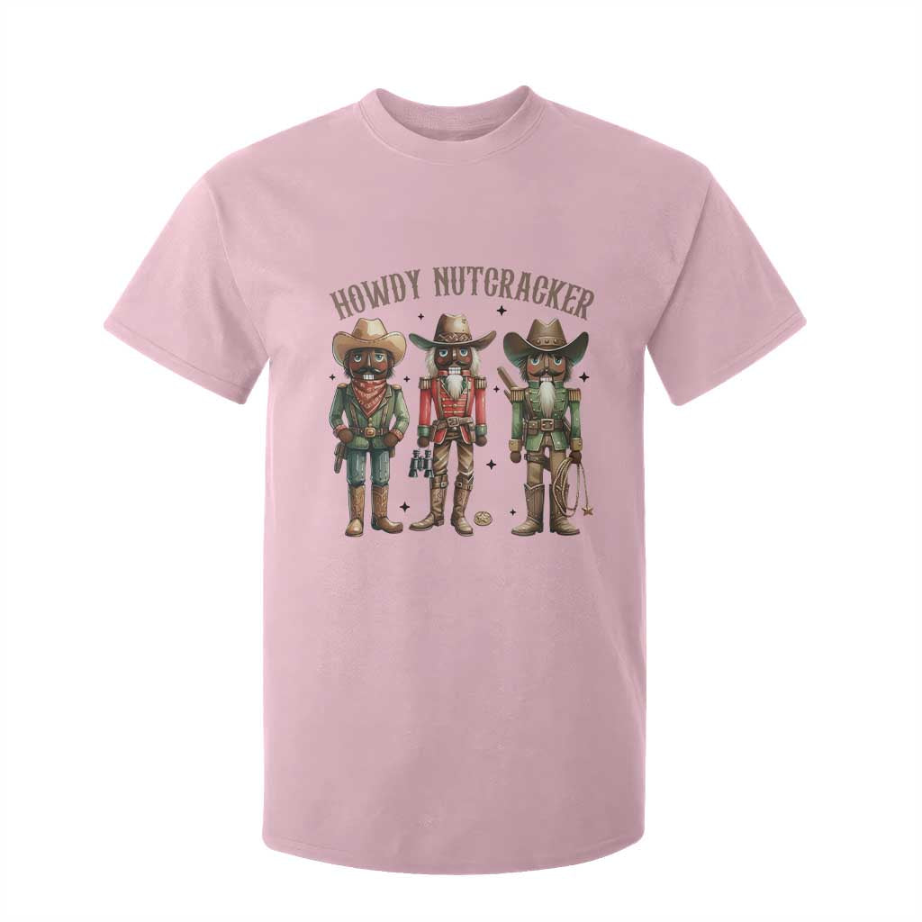 Nutcracker Cowboy Christmas Western Country Howdy T Shirt For Kid TS14 Light Pink Print Your Wear
