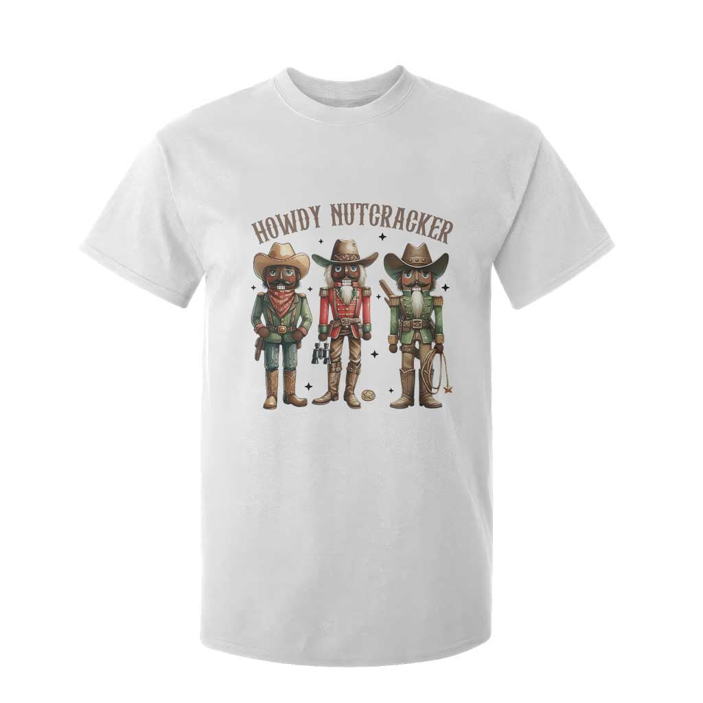 Nutcracker Cowboy Christmas Western Country Howdy T Shirt For Kid TS14 White Print Your Wear