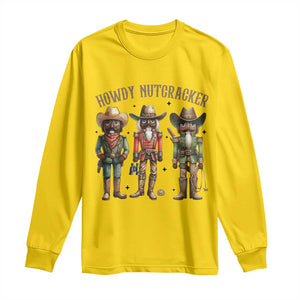Nutcracker Cowboy Christmas Western Country Howdy Long Sleeve Shirt TS14 Daisy Print Your Wear