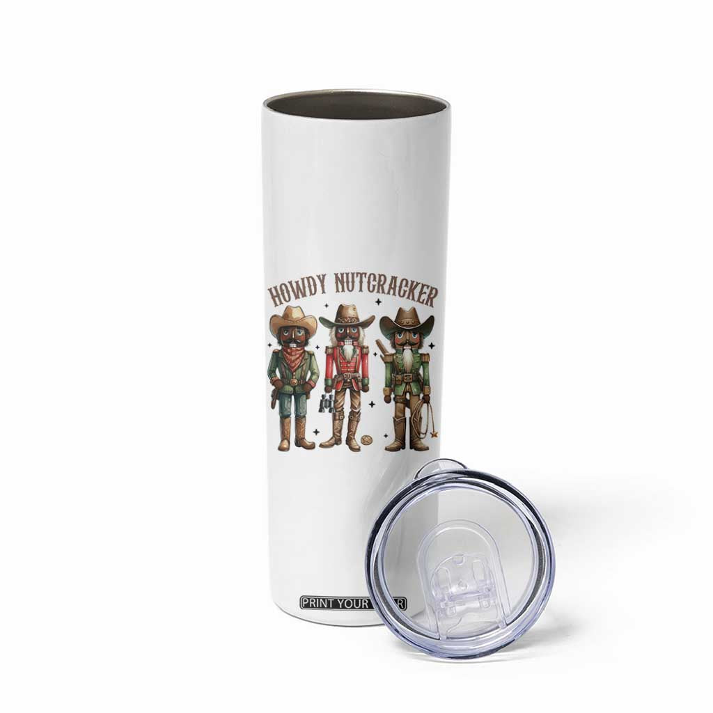 Nutcracker Cowboy Christmas Western Country Howdy Skinny Tumbler TS14 Print Your Wear