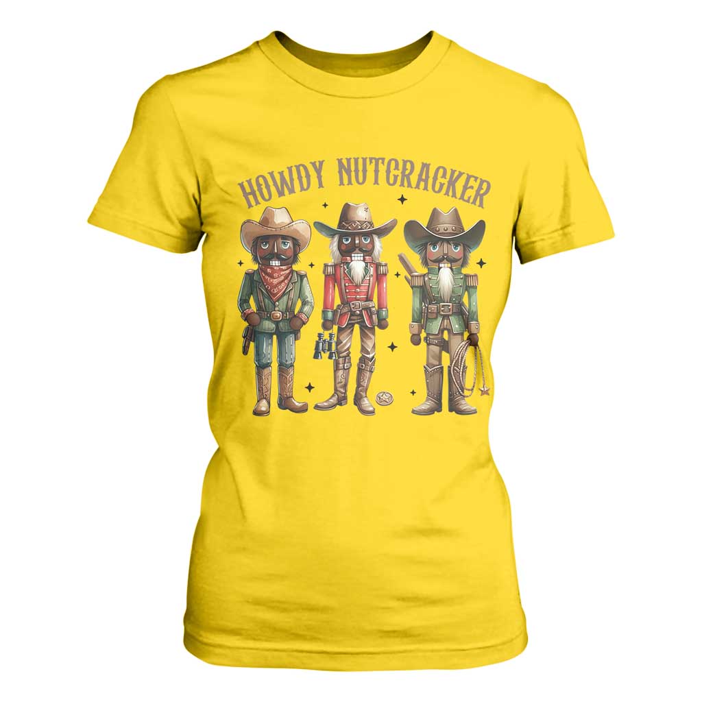 Nutcracker Cowboy Christmas Western Country Howdy T Shirt For Women - Print Your Wear