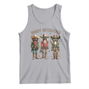 Nutcracker Cowboy Christmas Western Country Howdy Tank Top TS14 Athletic Heather Print Your Wear