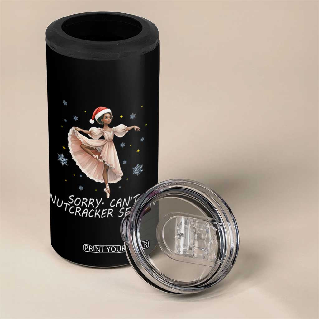Black Nutcracker Ballet Christmas 4 in 1 Can Cooler Tumbler TS14 Print Your Wear