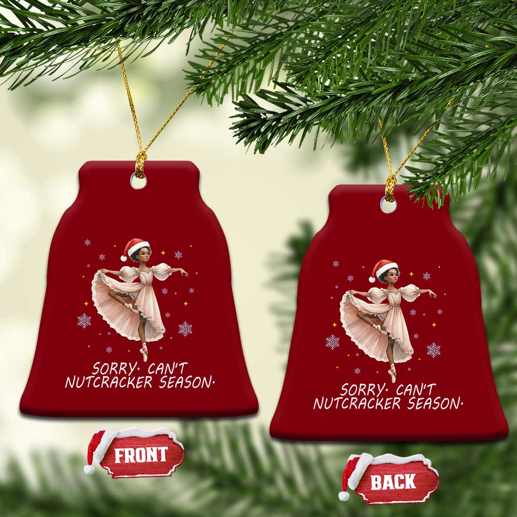 Black Nutcracker Ballet Christmas Ceramic Ornament TS14 Print Your Wear