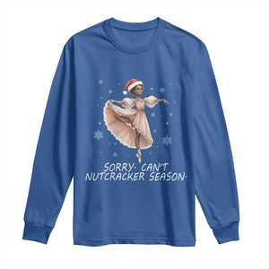 Black Nutcracker Ballet Christmas Long Sleeve Shirt TS14 Royal Blue Print Your Wear
