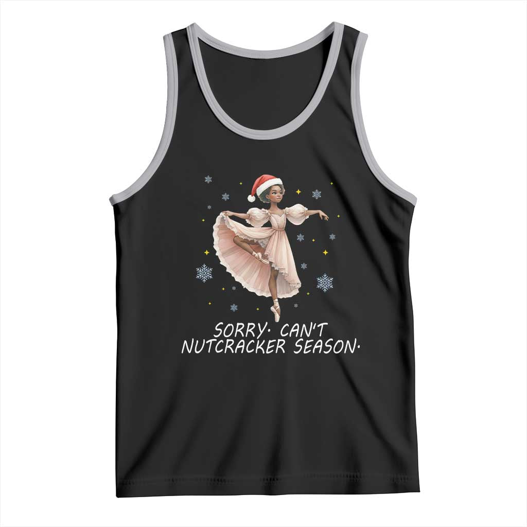 Black Nutcracker Ballet Christmas Tank Top TS14 Black Athletic Heather Print Your Wear