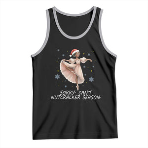 Black Nutcracker Ballet Christmas Tank Top TS14 Black Athletic Heather Print Your Wear