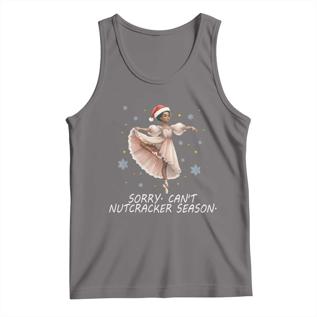 Black Nutcracker Ballet Christmas Tank Top - Print Your Wear