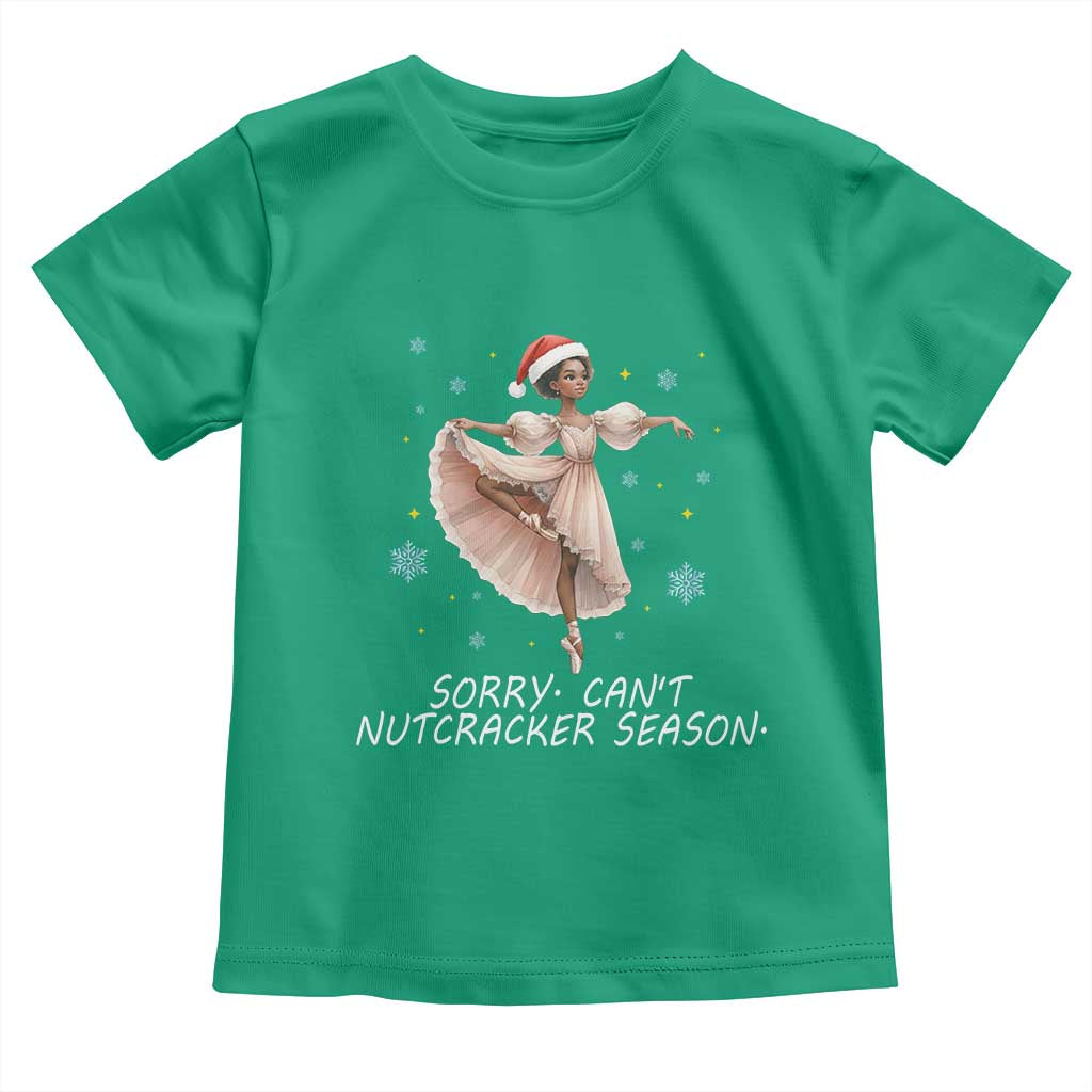 Black Nutcracker Ballet Christmas Toddler T Shirt TS14 Irish Green Print Your Wear