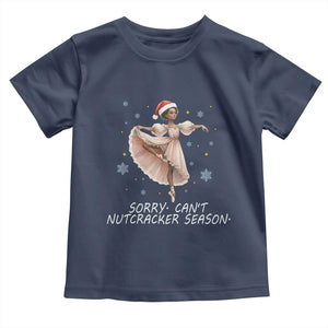 Black Nutcracker Ballet Christmas Toddler T Shirt TS14 Navy Print Your Wear