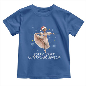 Black Nutcracker Ballet Christmas Toddler T Shirt TS14 Royal Blue Print Your Wear